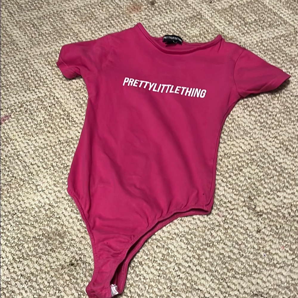 PrettyLittleThing Pink Women’s bodysuit